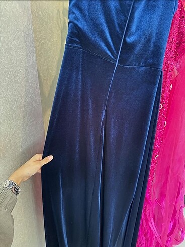 Kadife abiye elbise E gelinden alındı - Görsel 5