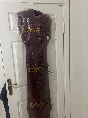 40 Beden bordo Renk Abiye