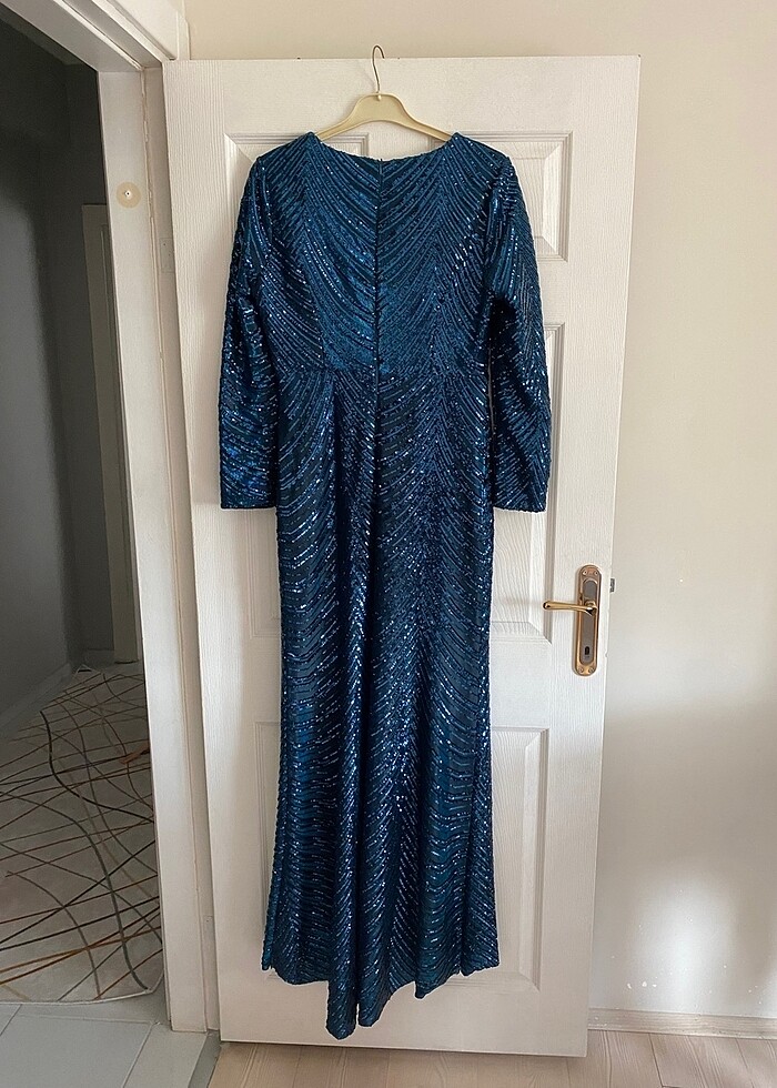 Palet abiye elbise - Görsel 4