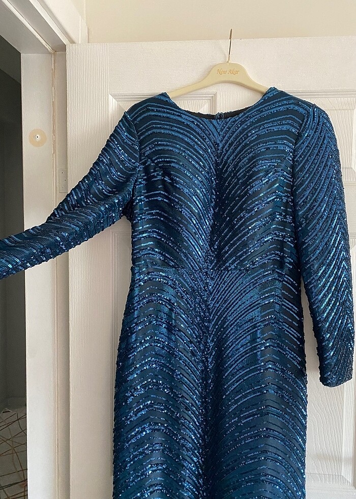 Palet abiye elbise - Görsel 3