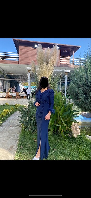 Gece Elbisesi Mavi
