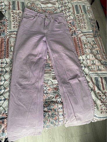 Diğer Mor jean pantolon