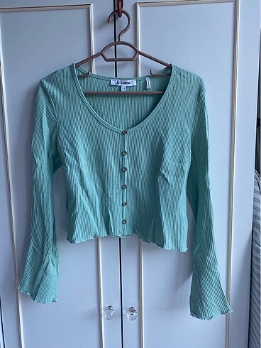 Tişört crop bluz koton