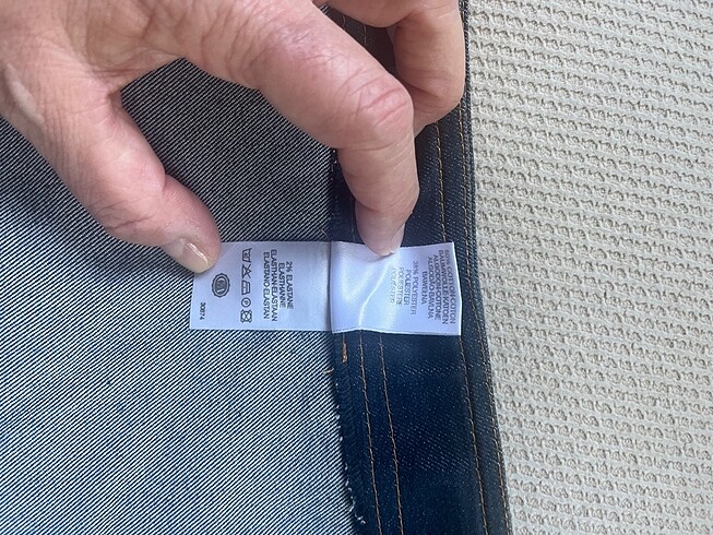 38 Beden mavi Renk Orijinal C&A Jean etek ,kot etek