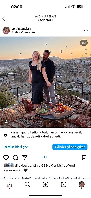 1 kez 30 dakika giydim