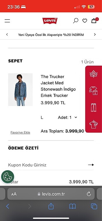 Levis Levis trucker kot ceket