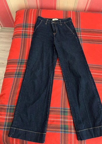 Colin's Colins Koyu Lacivert Genis Paca Denim Pantolon