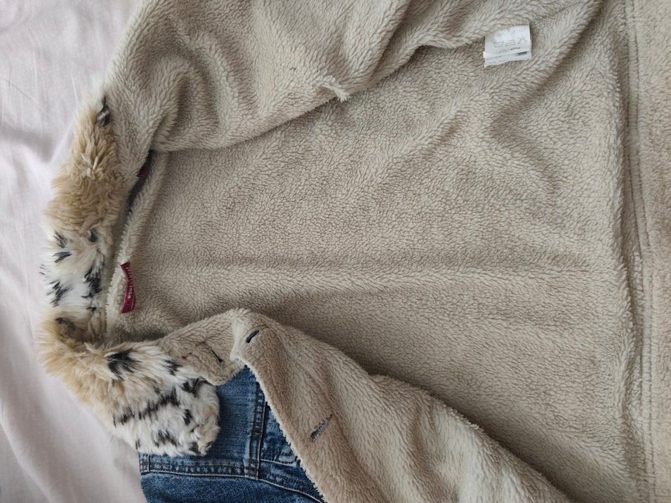 Sokak Stili Kadın Kot Ceket, Kürklü - Görsel 2