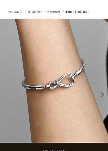 Pandora Pandora Zincir Detaylı Kadın Bileklik