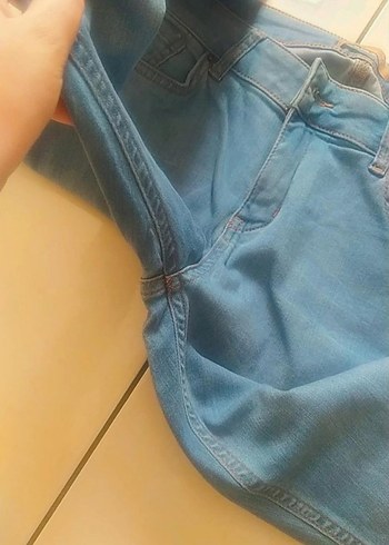 Trendyol & Milla Kadın Açık Mavi Dar Kesim Midi Jean