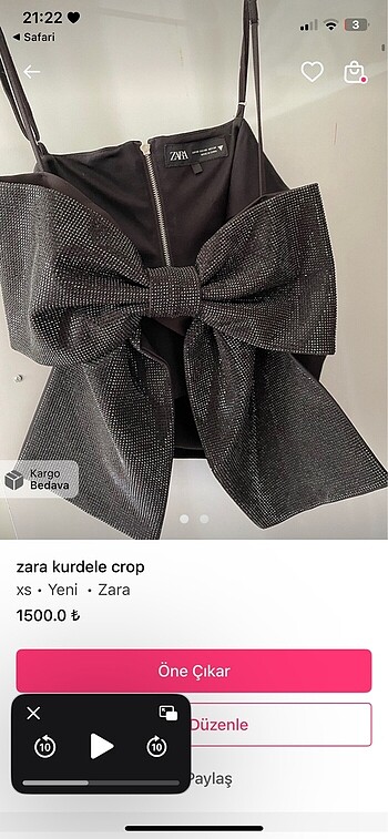 zara crop