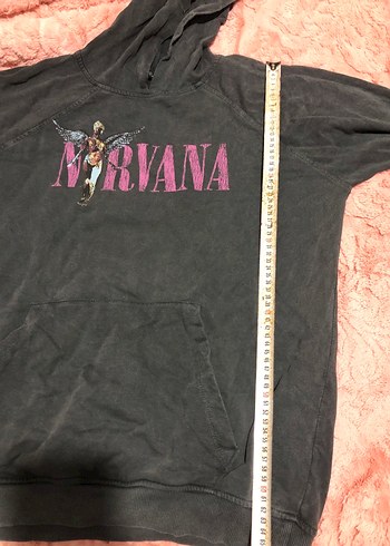 Düğmeli Kapüşonlu Gri Keten Sweatshirt - Görsel 6