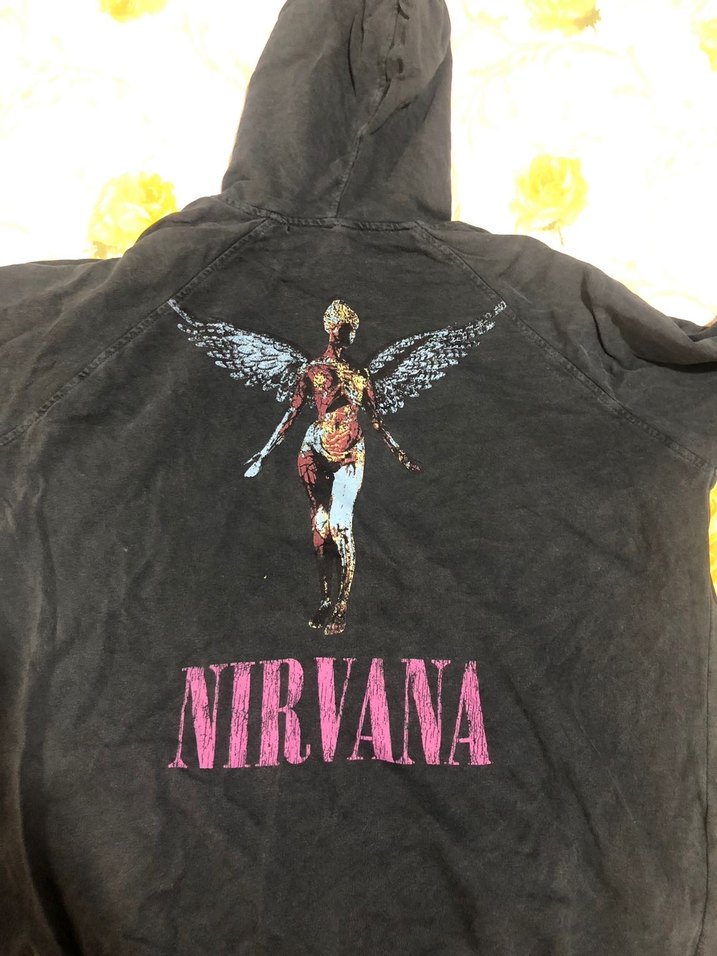 Düğmeli Kapüşonlu Gri Keten Sweatshirt - Görsel 3