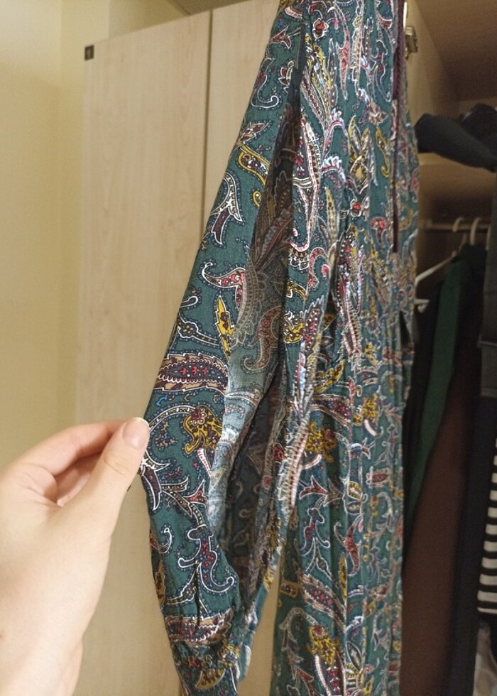 PARK BRAVO BOHO/BOHEM/ETNİK DESENLİ ELBİSE  - Görsel 3