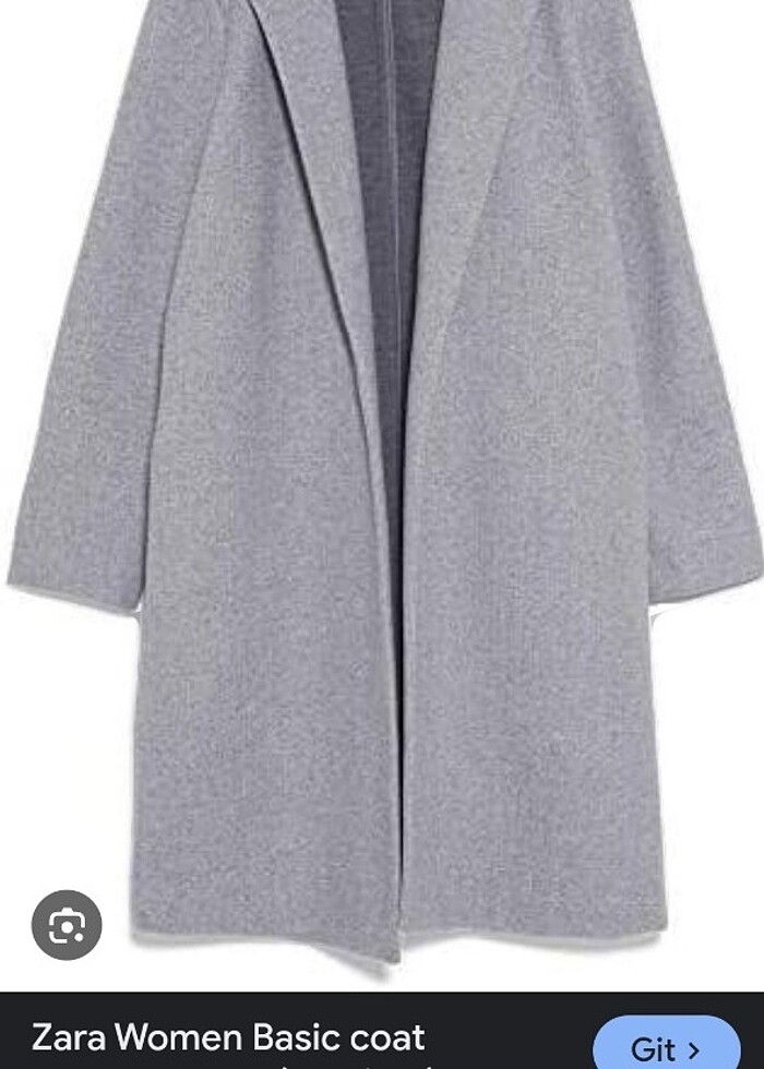 ZARA GRİ KABAN - Görsel 2