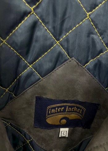 Vintage Düğmeli Gri Kahverengi Ceket - Görsel 3