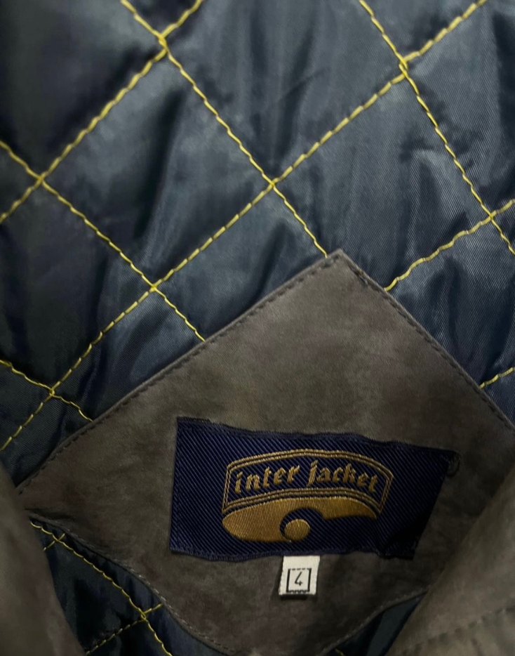 Vintage Düğmeli Gri Kahverengi Ceket - Görsel 3