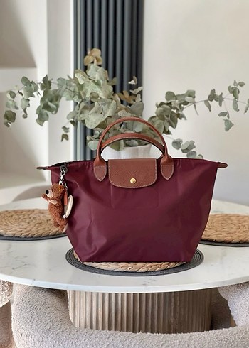 Bordo Longchamp çanta