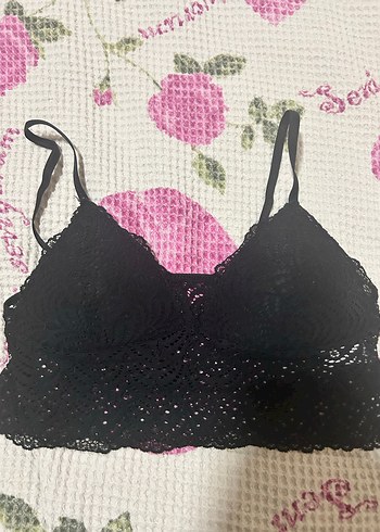 Siyah Dantel Bralet Sütyen