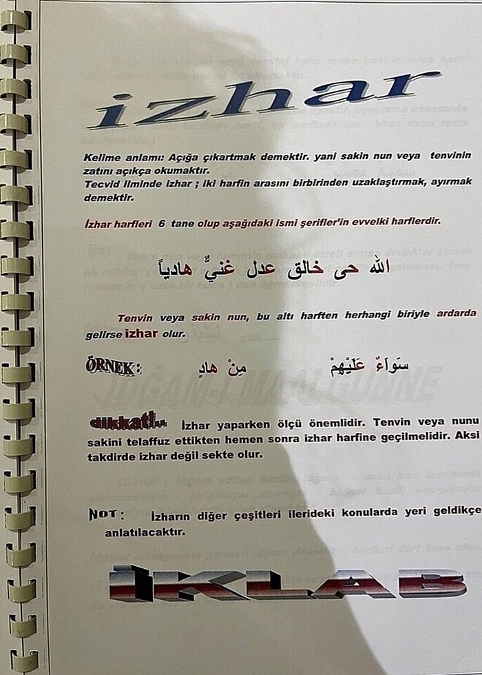 TECVİD ESASLARI DOSYALI KİTAP ŞEKLİNDE - Görsel 2