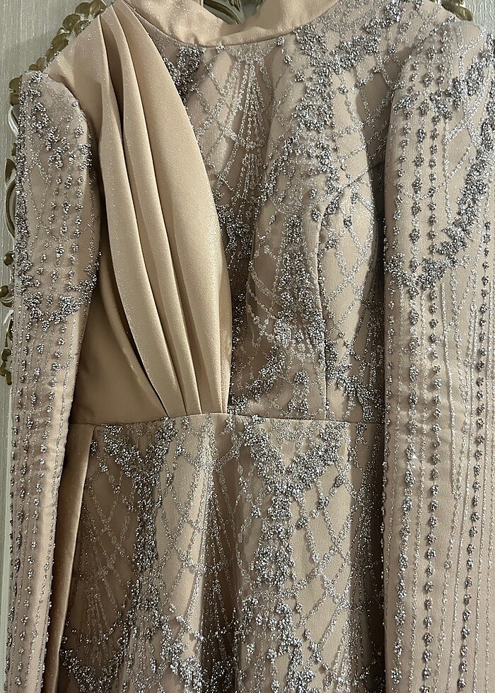 TAŞLI TESETTÜR ABİYE - Görsel 2