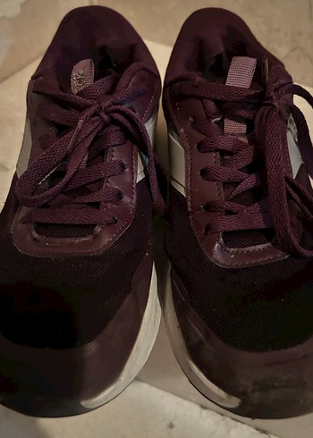 orjinLumberjack Mor Bağcıklı Kadın Spor Ayakkabı defolu - Görsel 2