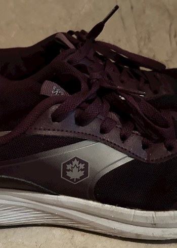 orjinLumberjack Mor Bağcıklı Kadın Spor Ayakkabı defolu - Görsel 3