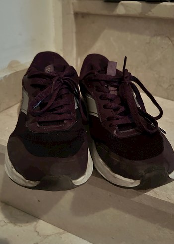 orjinLumberjack Mor Bağcıklı Kadın Spor Ayakkabı defolu - Görsel 9