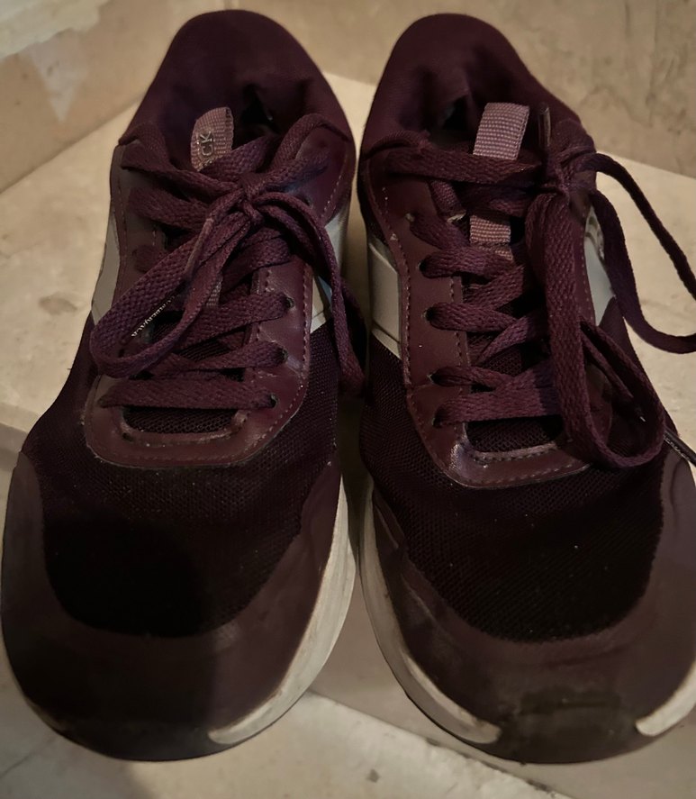 orjinLumberjack Mor Bağcıklı Kadın Spor Ayakkabı defolu - Görsel 2
