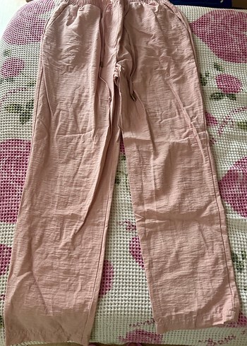LC Waikiki Pembe Kadın Pantolon yazlık hiç giyilmedi