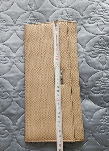 Beden Bej clutch çanta