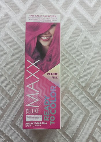 Maxx Deluxe Yarı Kalıcı Pembe Saç Boyası - Görsel 2