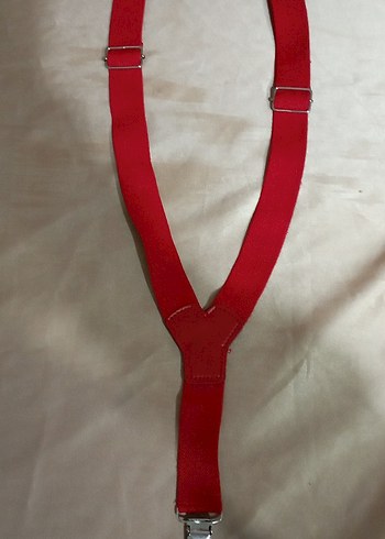 Kırmızı Çocuk Askısı Tokalı - Görsel 3