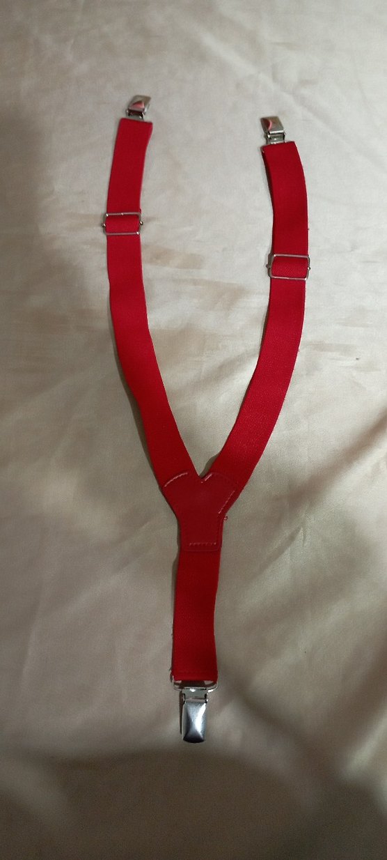 Kırmızı Çocuk Askısı Tokalı - Görsel 2