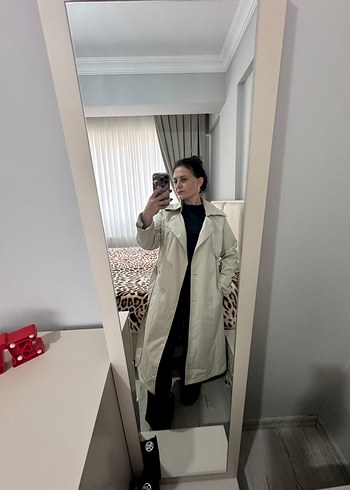 Diğer Bej Midi Trenchcoat Kadın