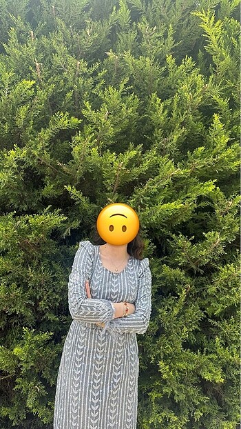 m Beden gri Renk Bilek boy kalem elbise
