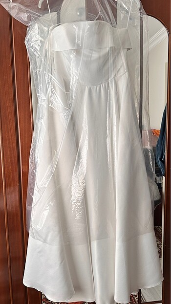 38 Beden beyaz Renk Nikah elbisesi