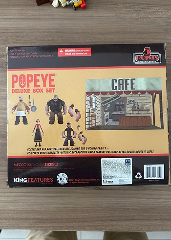 Beden Mezco Temel Reis Popeye Deluxe Box Set