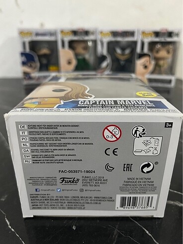 Beden Renk Funko POP! Captain Marvel