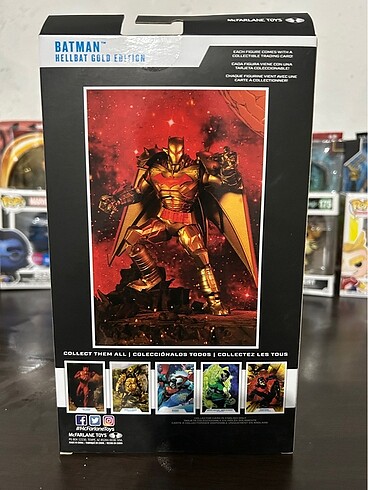 Beden Mcfarlane DC Batman Hellbat Suit Gold
