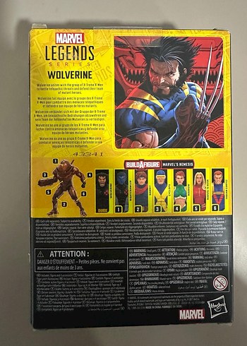  Hasbro Marvel Legends X-men Wolverine