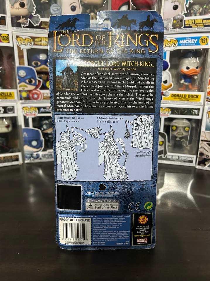 Toybiz Lord Of The Rings Witch King - Görsel 2
