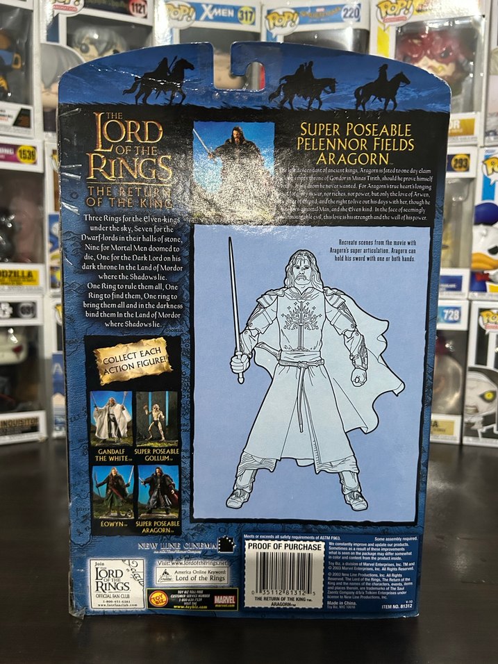 Toybiz Lord Of The Rings King Aragorn - Görsel 2
