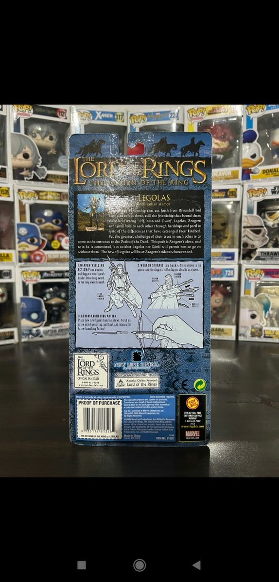 Toybiz Lord of the Rings Legolas - Görsel 3