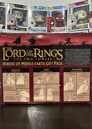 Toybiz Lord Of The Rings Aragorn Legolas Gimli - Görsel 3