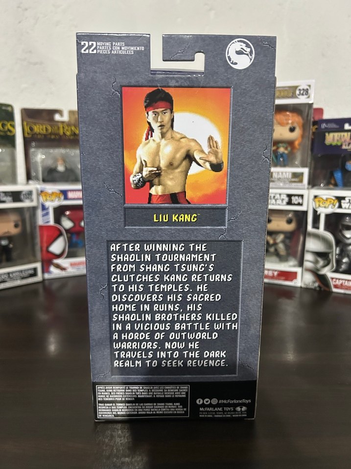 Mcfarlane Mortal Kombat Klassic Liu Kang - Görsel 3