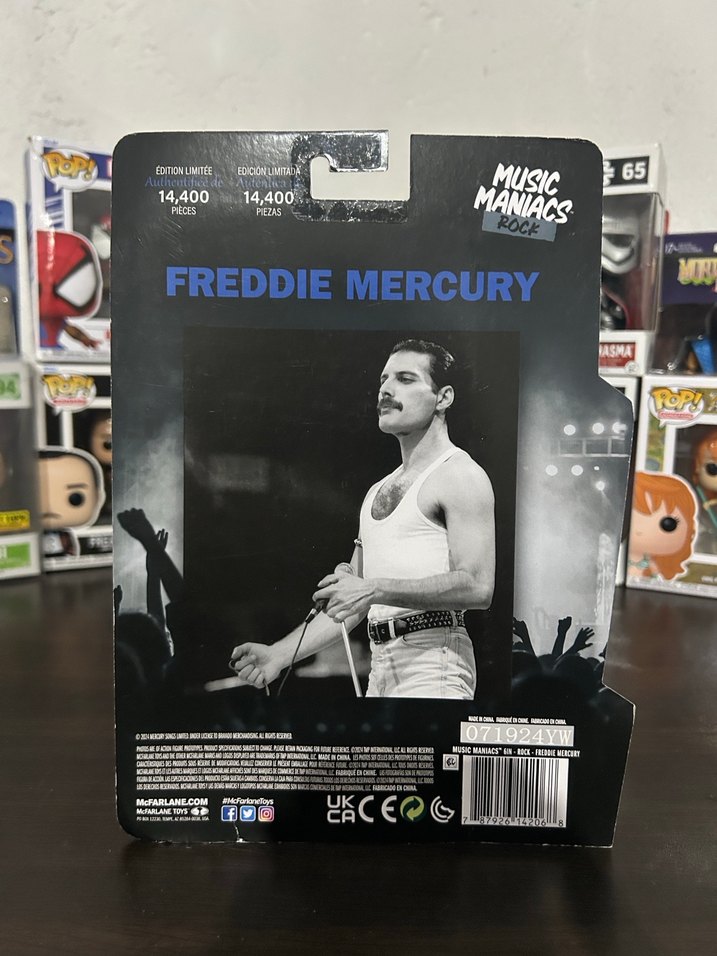 Mcfarlane Music Maniacs Freddie Mercury - Görsel 3