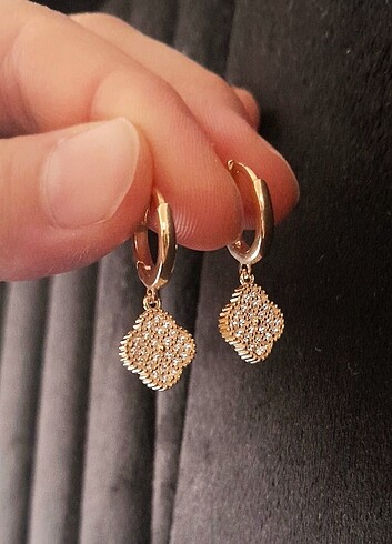 925 Ayar Gold Renk Gümüş Kolye