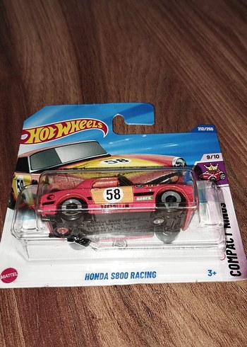 Parlak Kırmızı Honda S800 Yarış Araba Oyuncağı - Görsel 2
