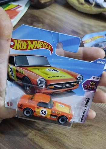 Parlak Kırmızı Honda S800 Yarış Araba Oyuncağı - Görsel 3